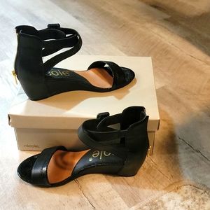 Nicole Dress Wedges, Size 7.5, Like New